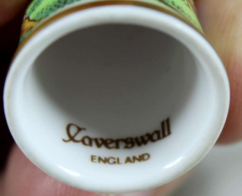 Bone China thimble - Devon Glorious - Loverswall