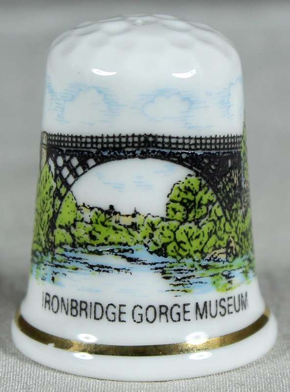 Bone China thimble - Ironbridge Gorge Museum