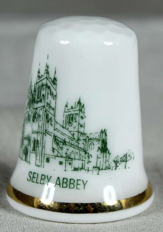 Bone China thimble - Selby Abbey