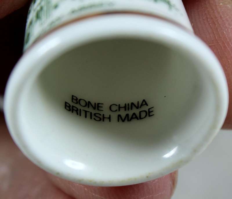 Bone China thimble - Selby Abbey