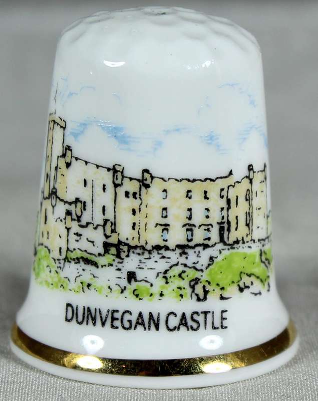 Bone China thimble - Dunvegan Castle