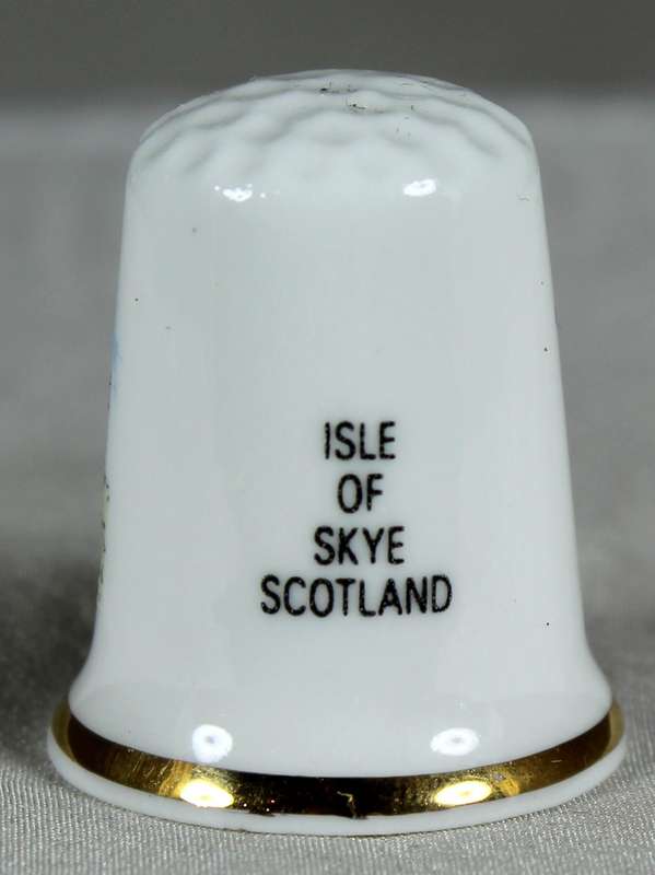 Bone China thimble - Dunvegan Castle