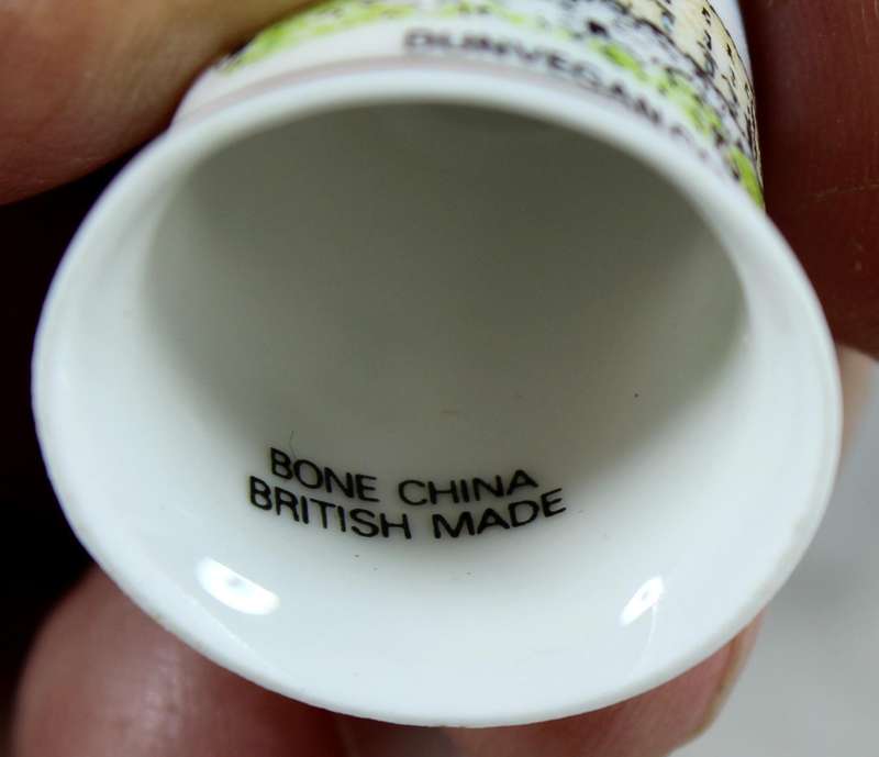 Bone China thimble - Dunvegan Castle