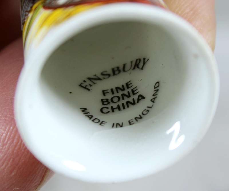 Bone China thimble - Fisherman - Finsbury