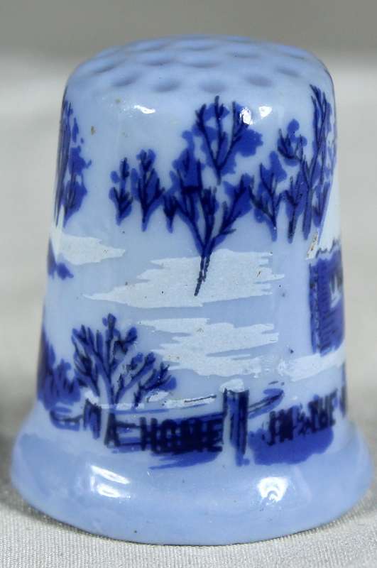 Bone China thimble - The wild wilderness