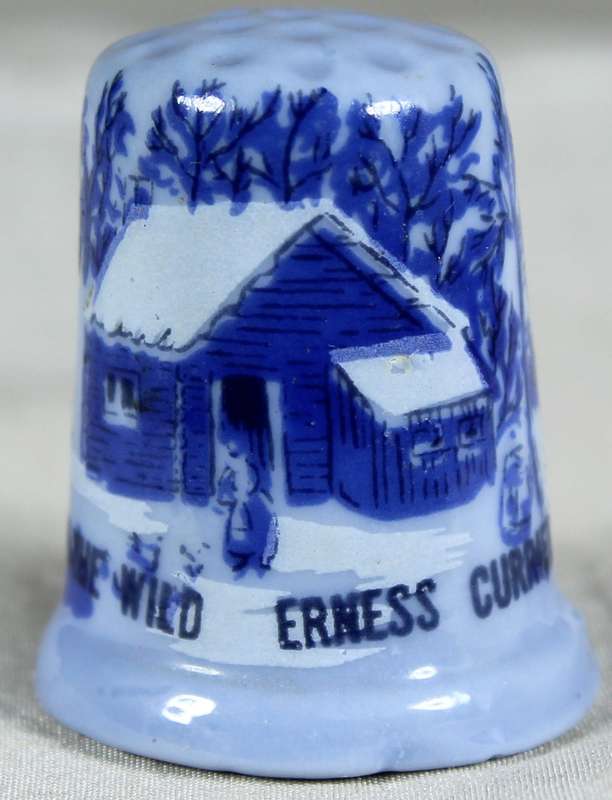 Bone China thimble - The wild wilderness