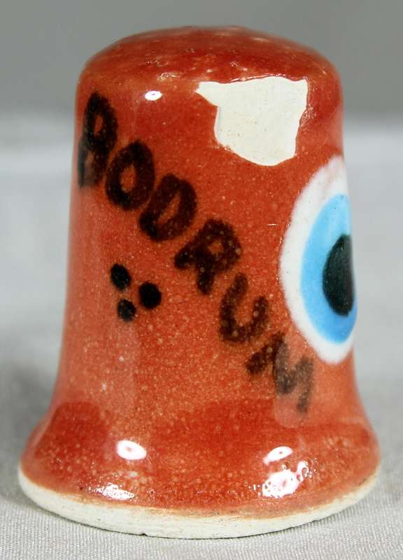 Bone China thimble - Bodrum
