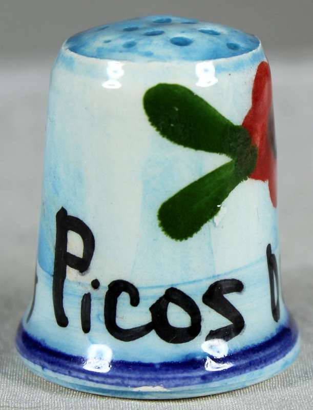 Bone China thimble - Picos de Europa