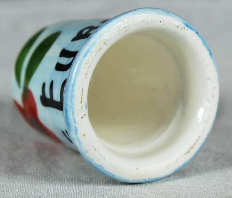 Bone China thimble - Picos de Europa