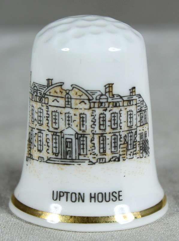 Bone China thimble - Upton House - The National Trust