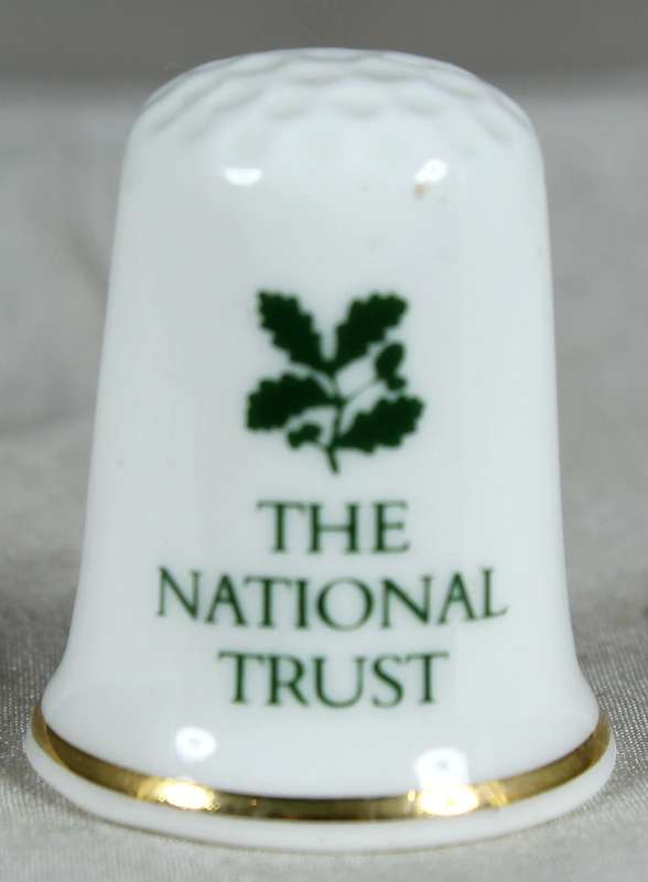 Bone China thimble - Upton House - The National Trust