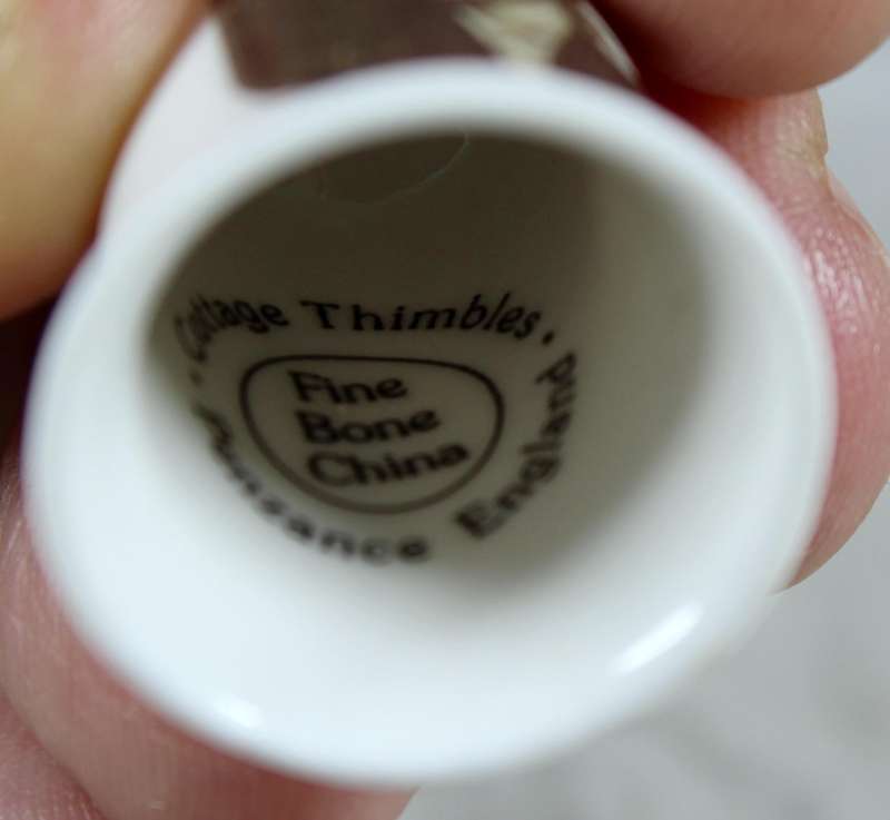 Bone China thimble - 90th Birthday of Dame Vera Lynn