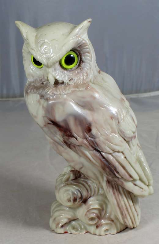 Heavy molded owl