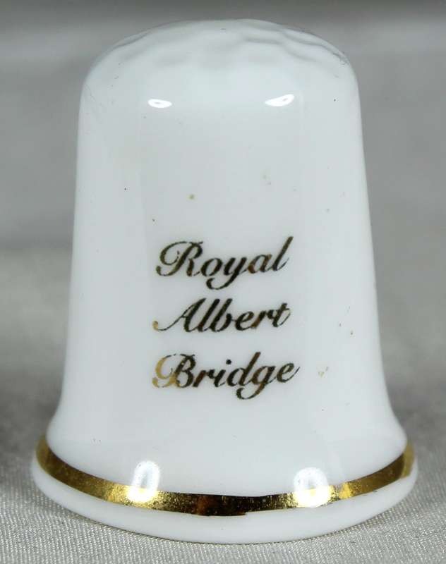 Bone China thimble - Royal Albert Bridge