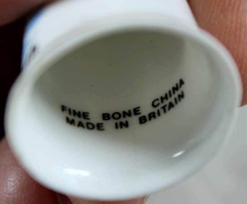 Bone China thimble - Teignmouth