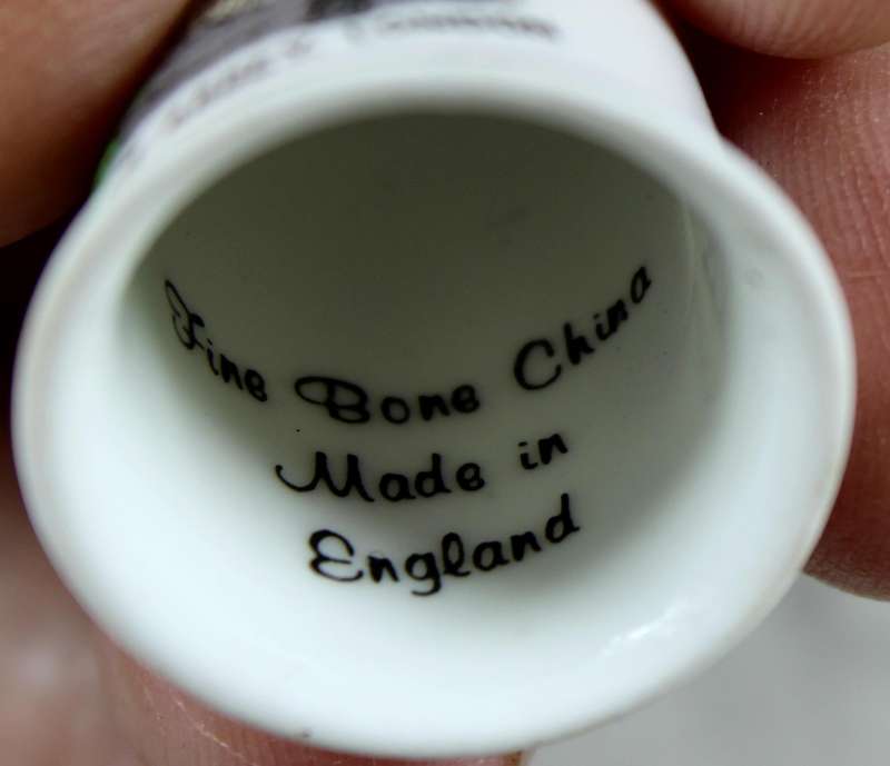 Bone China thimble - Westminster Abbey - London