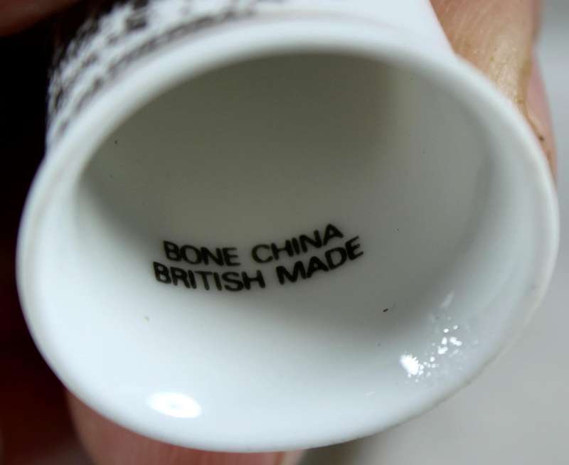Bone China thimble - Gloucester Cathedral