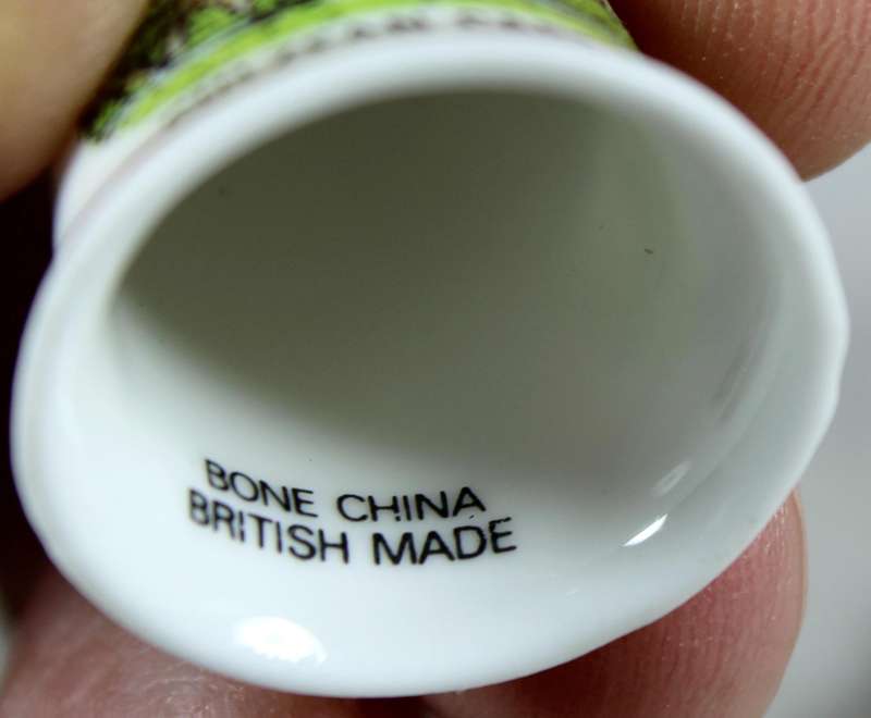 Bone China thimble - Culzean Castle - Scotland