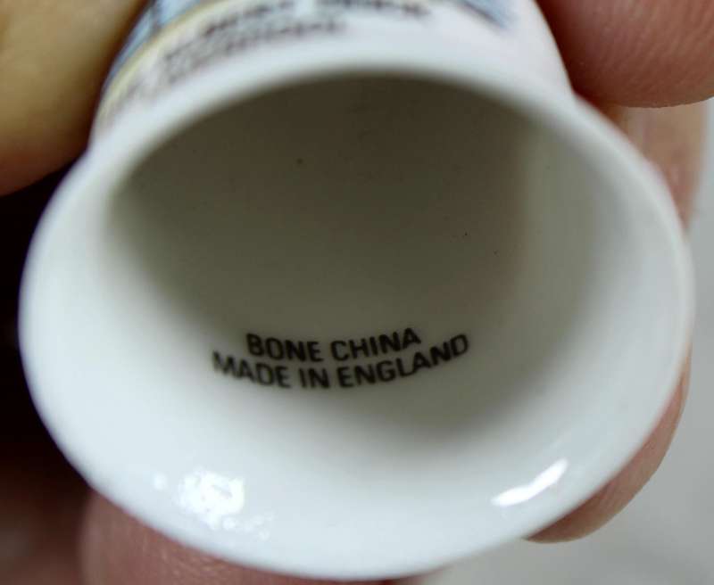 Bone China thimble - The Albert dock - Liverpool