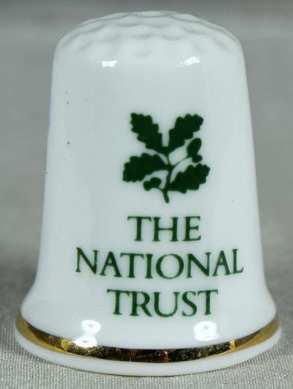 Bone China thimble - Baddesley Clinton - The National Trust
