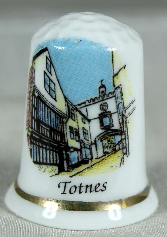Bone China thimble - Totnes - GW Potteries