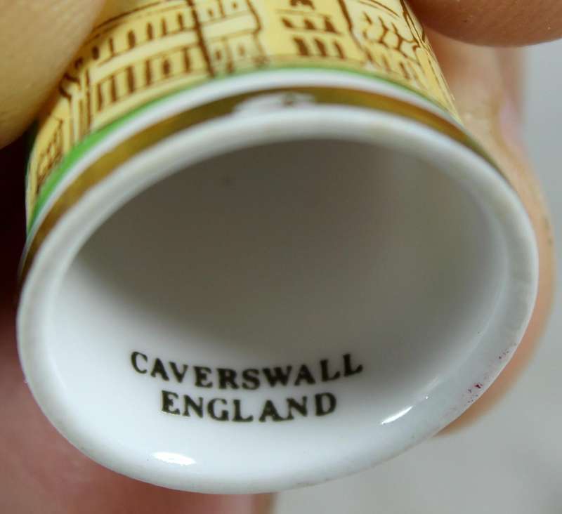 Bone China thimble - Salisbury Cathedral - Caverswall