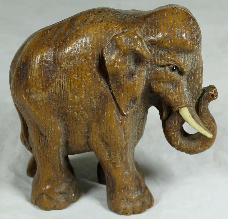 Wooden carved elephant