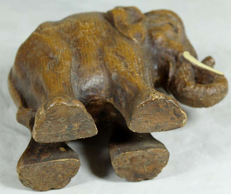 Wooden carved elephant