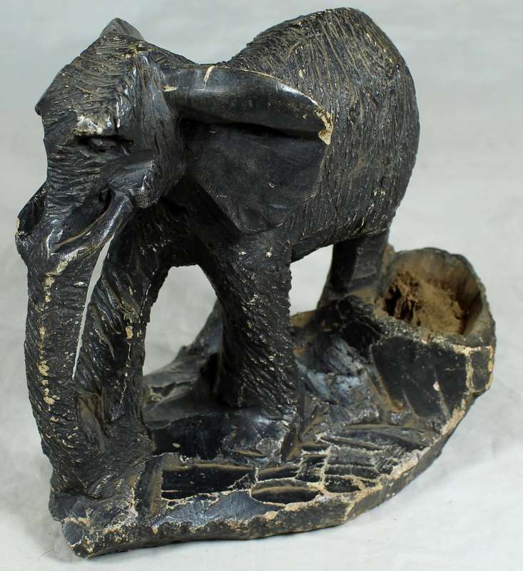 Carved stone elephant