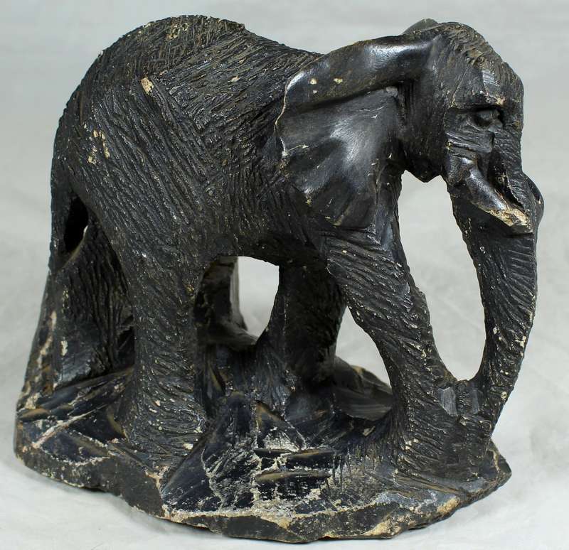 Carved stone elephant