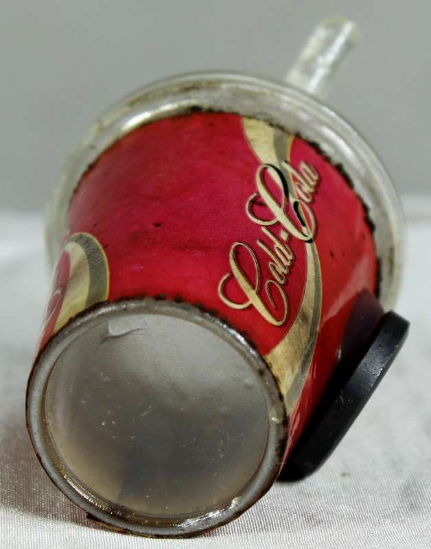 Coca-Cola fridge magnet - cup with straw