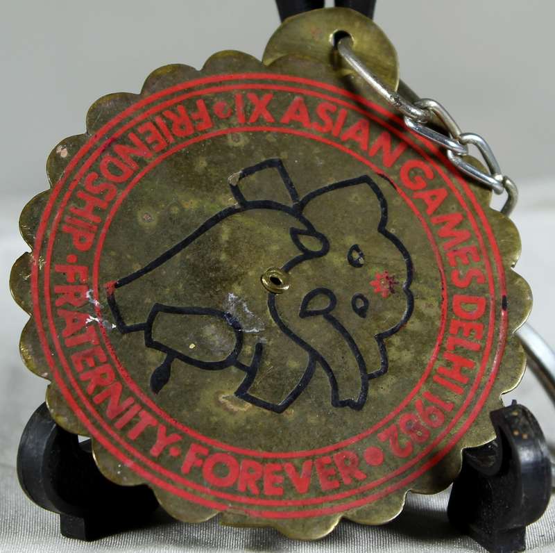 Miniature brass twenty year calander