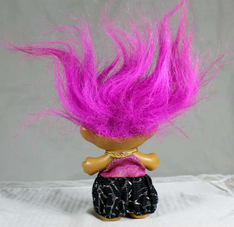 Small Arlencoe troll - with little black dress