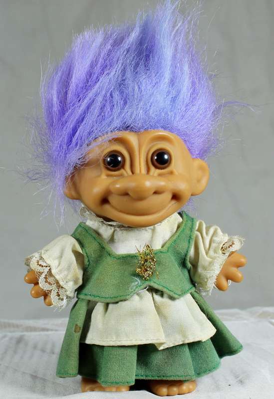 Russ troll - in vintage clothing