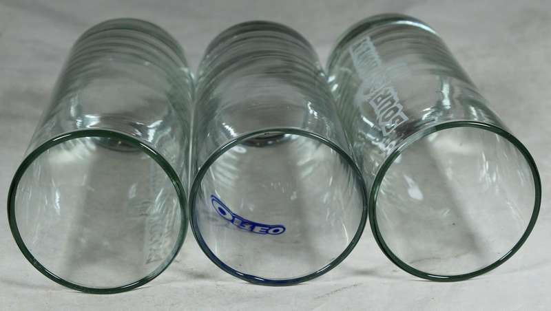 Pair of Sour Monkey glasses with on Oreo glass