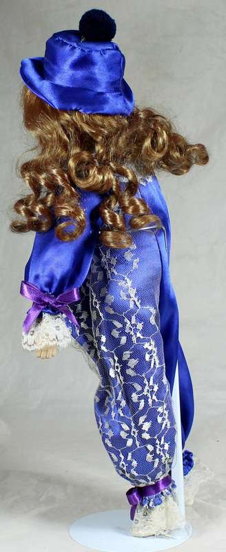 Large girl doll with flower cheeks