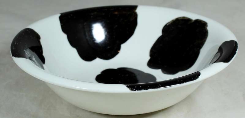 Cow pattern breakfast bowl
