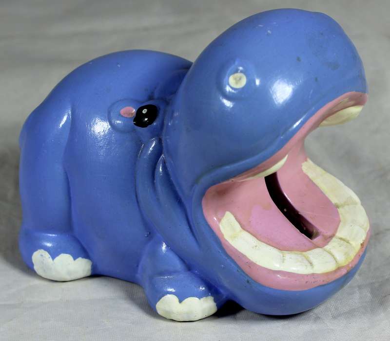 Blue hippo - Money bank
