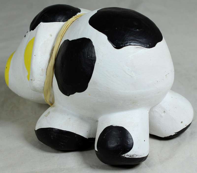 Ceramic cow chunky figurine
