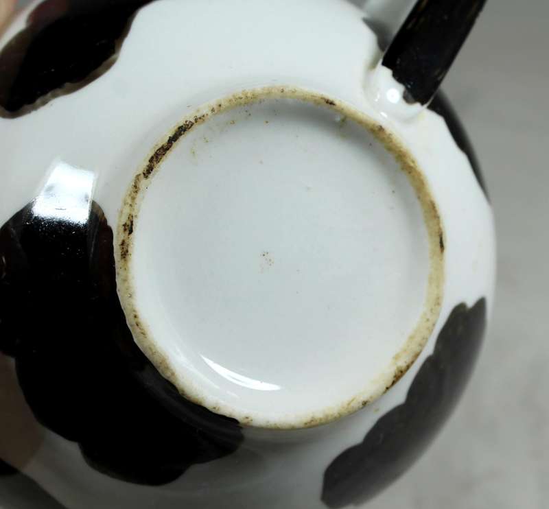 Large porcelain cow themed cup