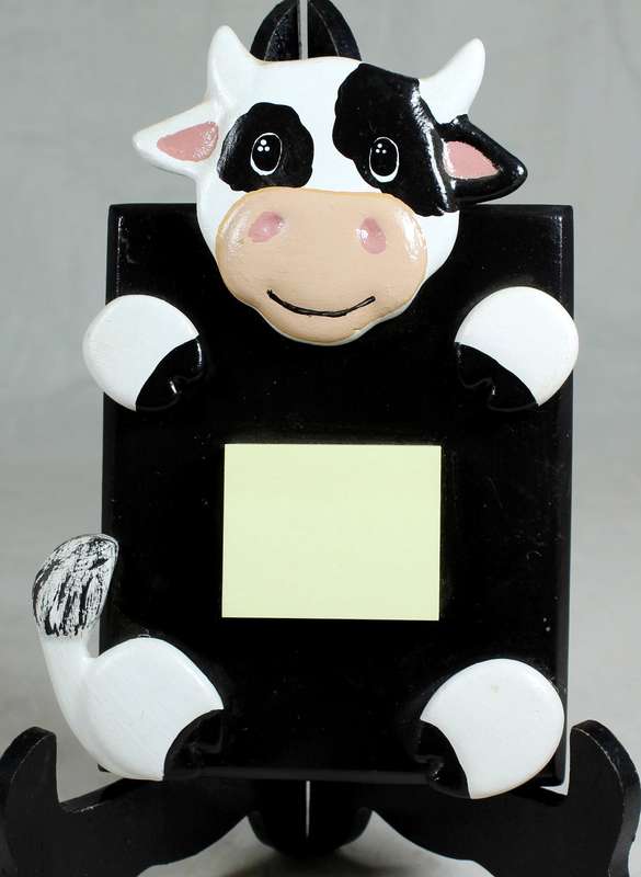 Ceramic cow with notepad