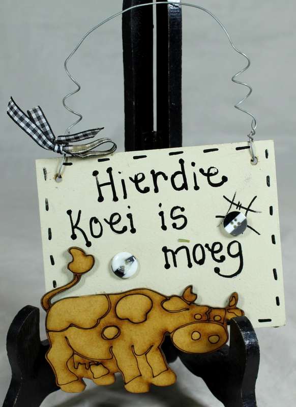 Hierdie koei is moeg