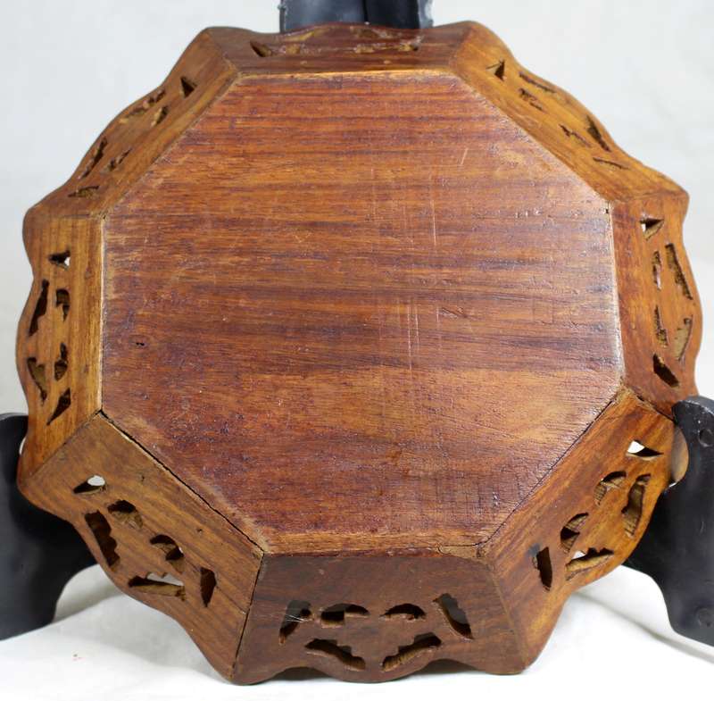 Small wooden tray with inlay