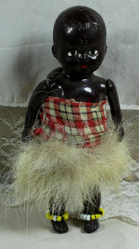 Small doll - Sister with baby - Articulated