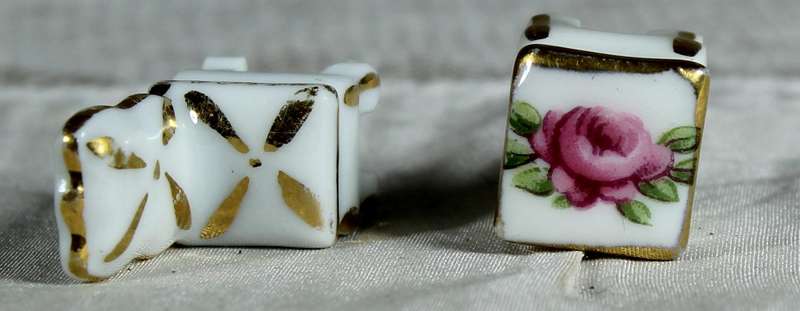 Miniature Limoges table and chair