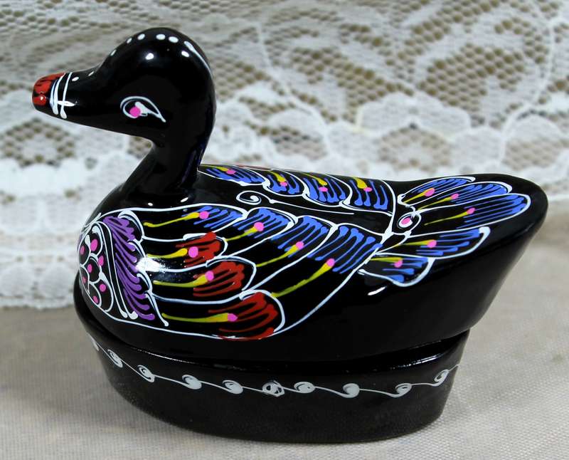 Duck shaped pill box
