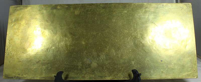 Large brass tray