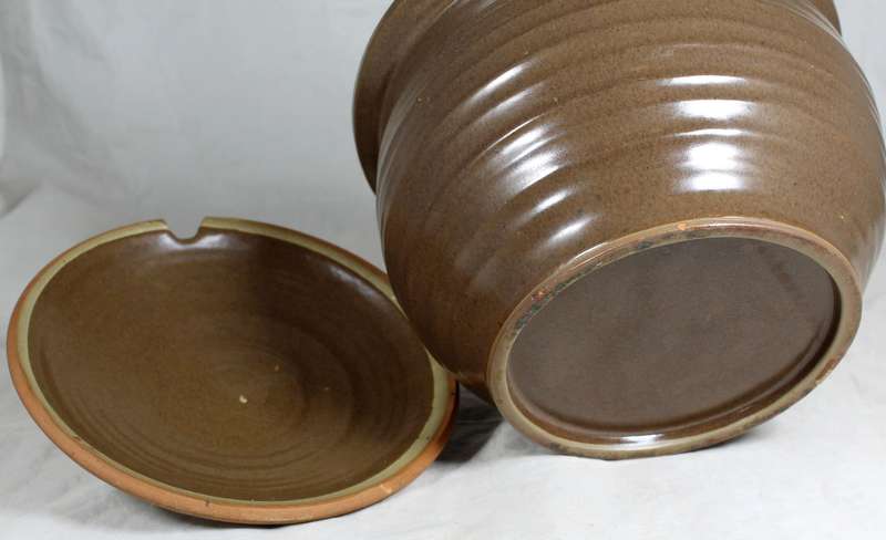 Large pottery soup bowl
