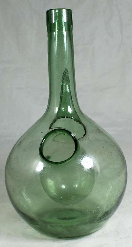 Hand-blown glass decanter