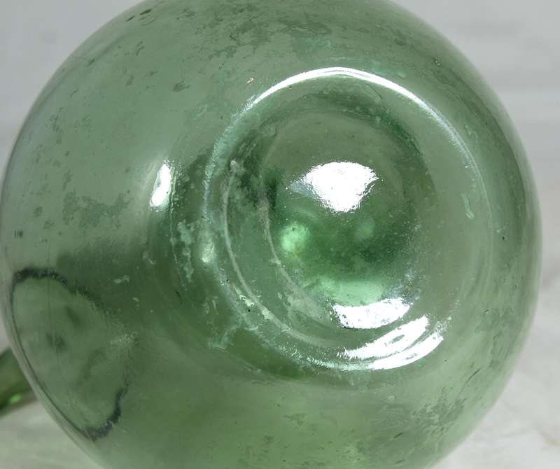 Hand-blown glass decanter